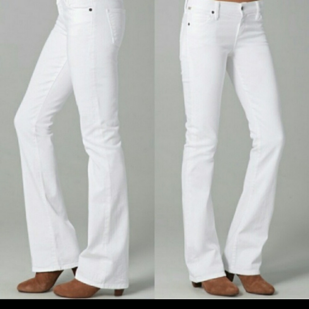 COH White Boot cut Jeans